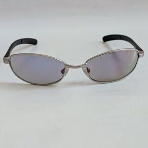 NWT Vintage 90's Rectangle Metal Combo Sport Sunglasses (S. Silver)